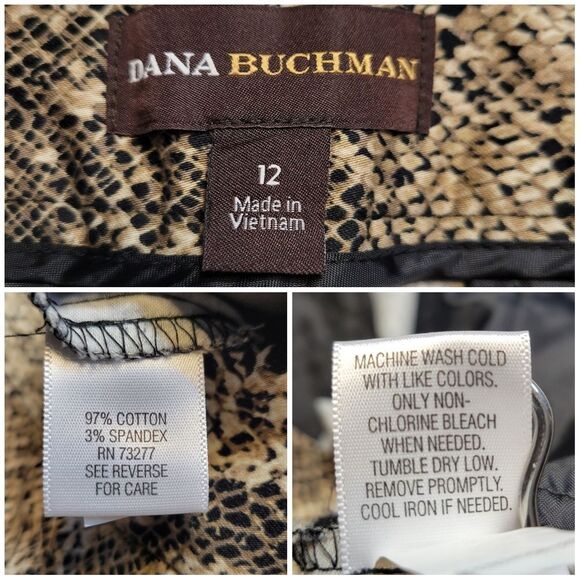 Snakeskin Print Women's Cropped Pants Baddie Bikercore Animal Pattern Edgy - Picture 8 of 8